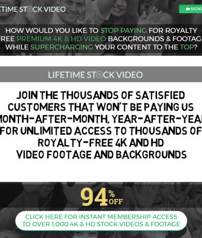 only lifetime deals - lifetime stock video