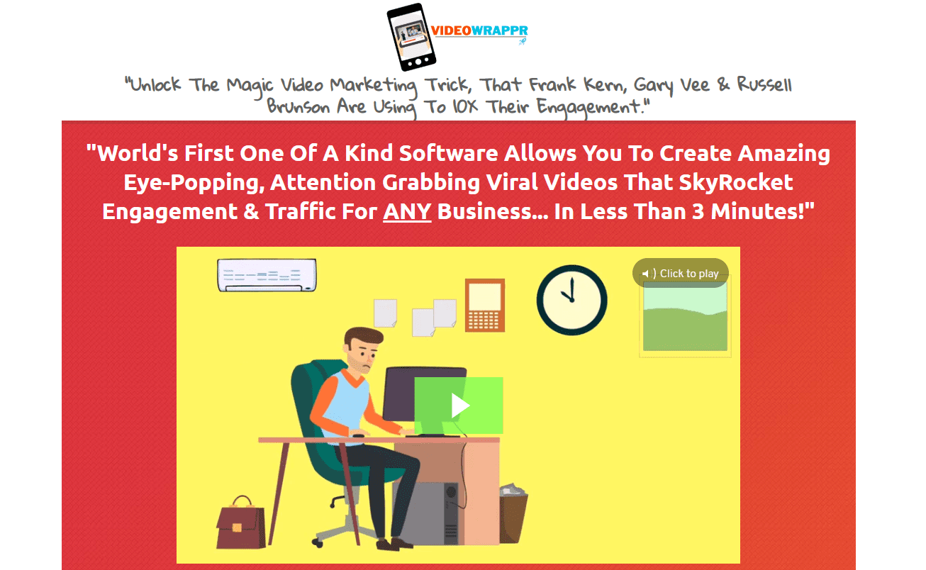 Only Lifetime Deals - Lifetime Deal to VideoWrappr header