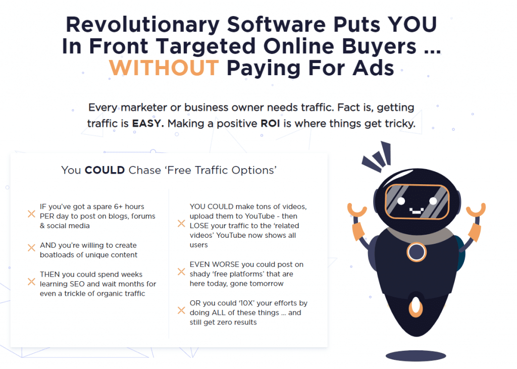 Lifetime Deal to TrafficBuilder content
