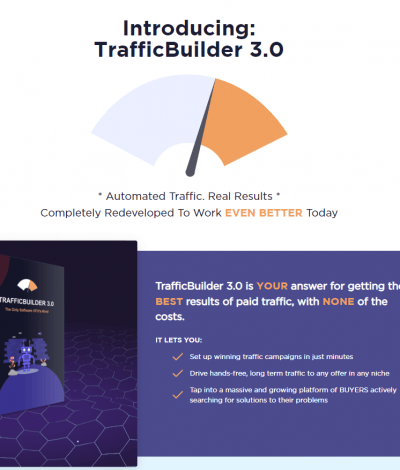 Lifetime Deal to TrafficBuilder header
