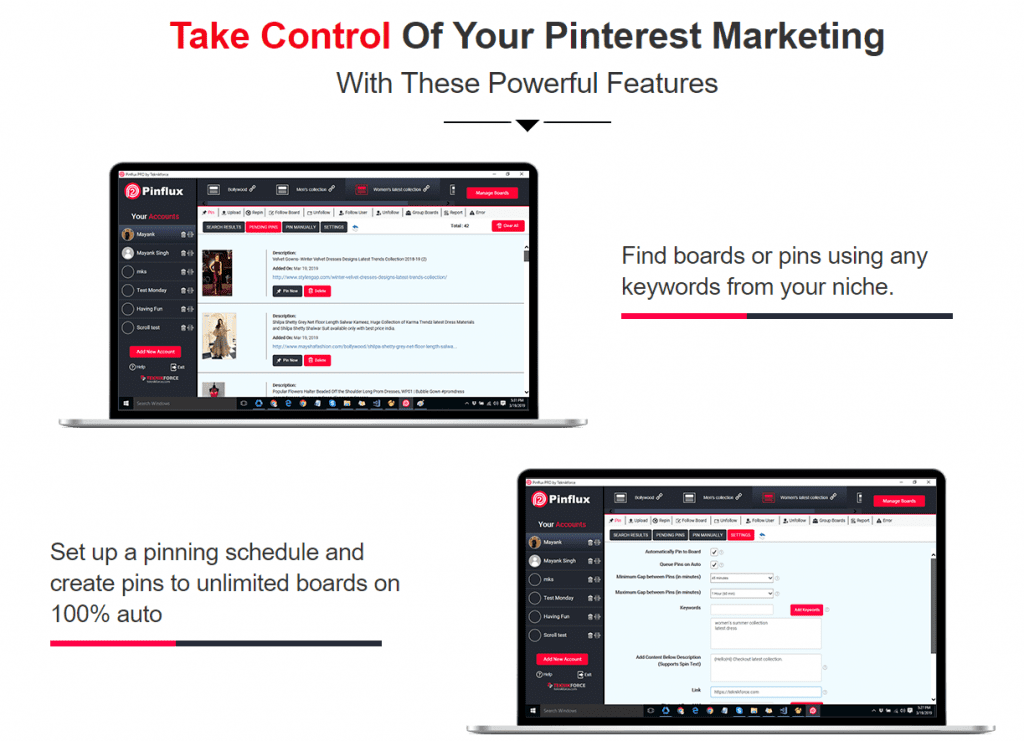 Only Lifetime Deals - Lifetime Deal pinflux pro content