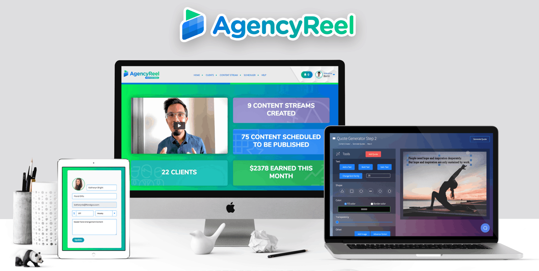 Only Lifetime Deals Lifetime Deal to AgencyReel header