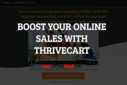 Only Lifetime Deals ThriveCart Special offer header