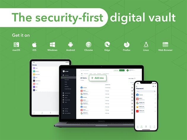 Only Lifetime Deals - Locker Password Manager Premium Plan: Lifetime Subscription for $69