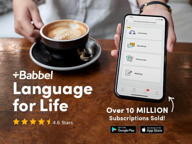 Only Lifetime Deals - Babbel Language Learning: Lifetime Subscription (All Languages) for $199