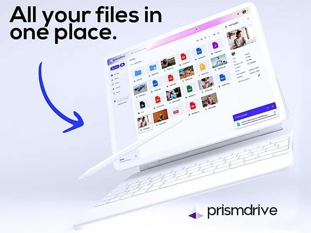 Only Lifetime Deals - Prism Drive Secure Cloud Storage: Lifetime Subscription (10TB) for $89