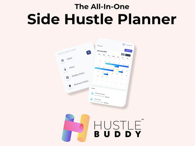 Only Lifetime Deals - Hustle Buddy™ All-in-One Side Hustle Planner: Lifetime Subscription for $29