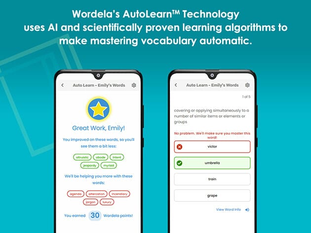 Only Lifetime Deals - Wordela Vocabulary Mastery: Lifetime Subscription for $39