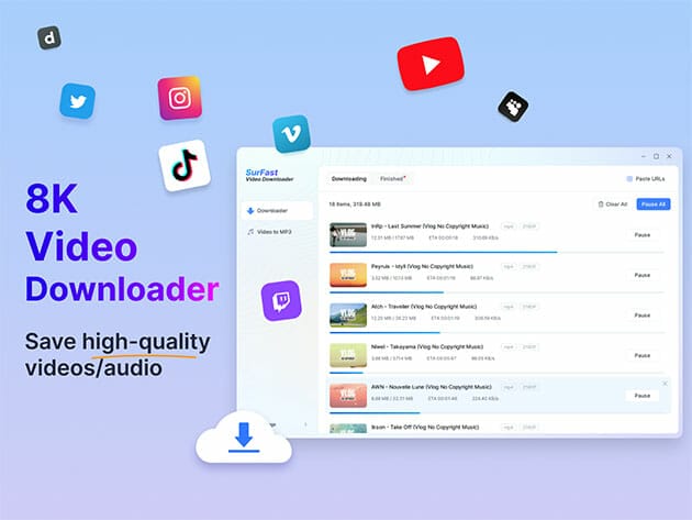 Only Lifetime Deals - SurFast Video Downloader: Lifetime Subscription for $19