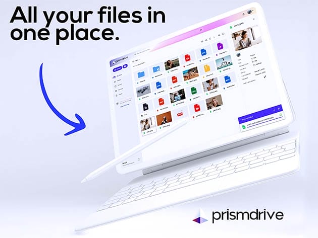 Only Lifetime Deals - Prism Drive Secure Cloud Storage: Lifetime Subscription (20TB) for $89