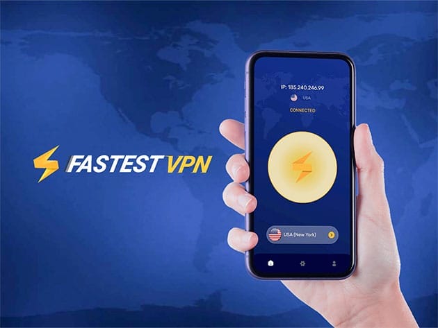 Only Lifetime Deals - FastestVPN PRO: Lifetime Subscription (15 Devices) for $24