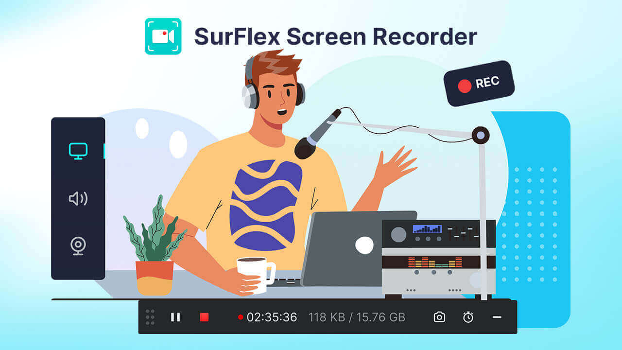 Only Lifetime Deals - SurFlex Screen Recorder for Mac - only $29.99!