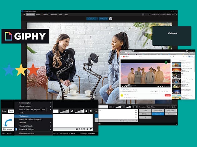 Only Lifetime Deals - XSplit Broadcaster Premium: Lifetime Subscription (Windows) for $55