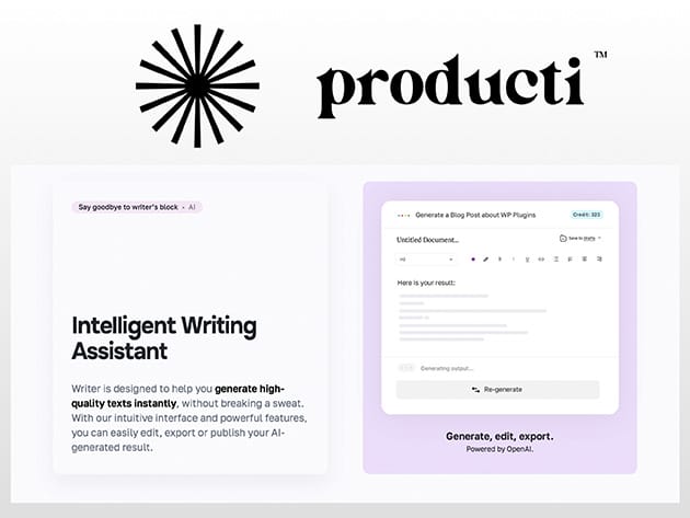 Only Lifetime Deals - Producti AI Pro Plan: Lifetime Subscription for $49