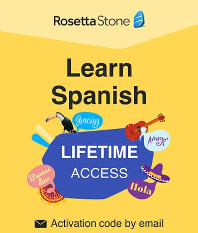 Only Lifetime Deals - Rosetta Stone: Lifetime Subscription to Learn Spanish (Latin American) for $99