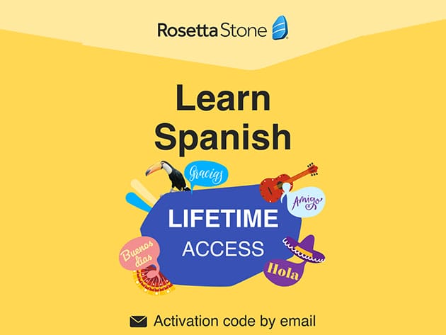 Only Lifetime Deals - Rosetta Stone: Lifetime Subscription to Learn Spanish (Latin American) for $99